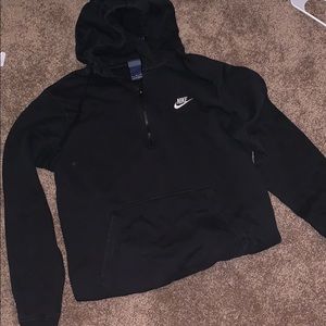 nike half zip hoodie